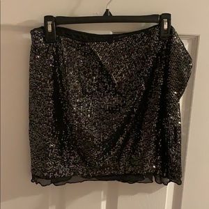 Jennifer Lopez sequin mini skirt